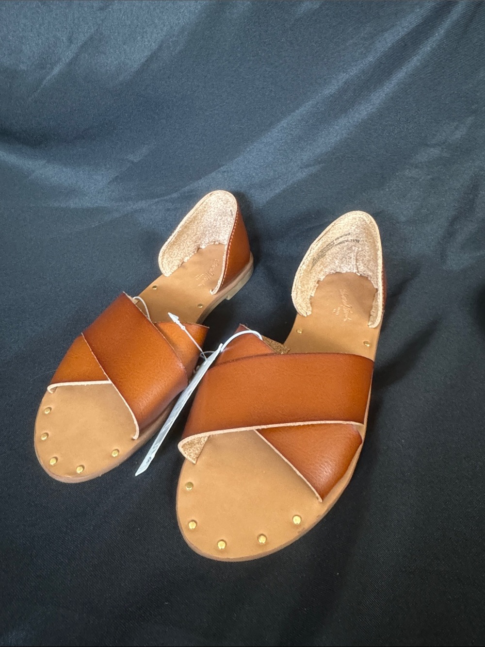 Women's Brown Slide Sandals